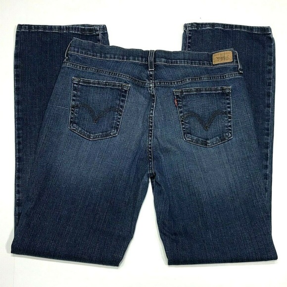 Levi's 14 515 Bootcut Medium Wash Jeans 33x32 GUC - Picture 3 of 8